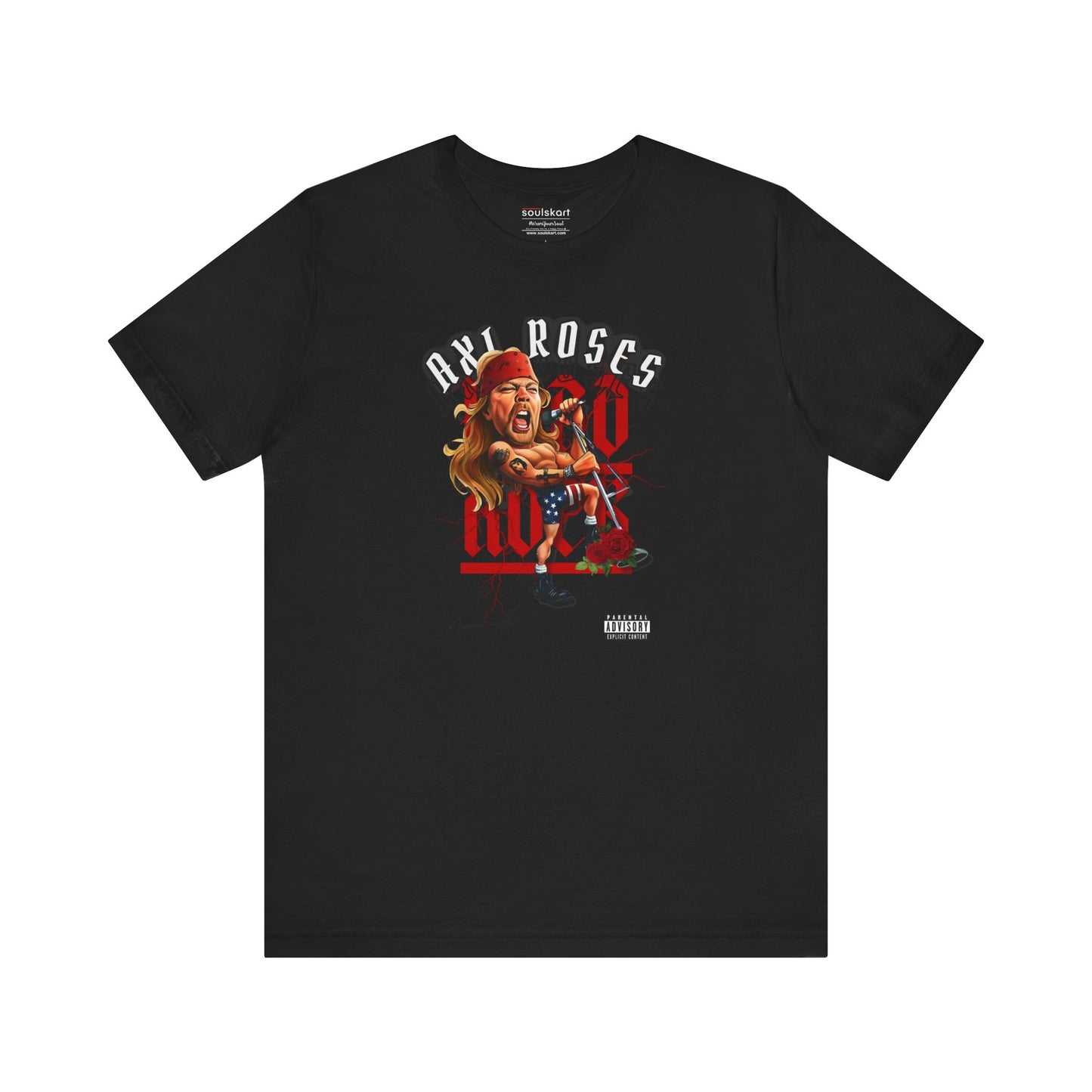 Axl Rose Guns N’ Roses Graphic T-Shirt — front view