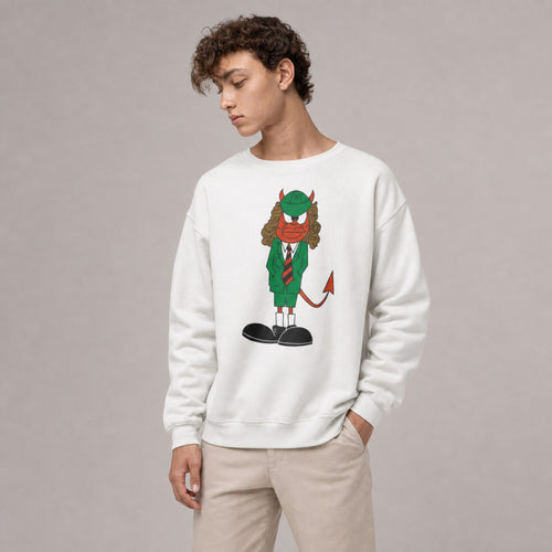 Axl Rose Guns N Roses Unisex Premium Sweatshirt — worn on model, front