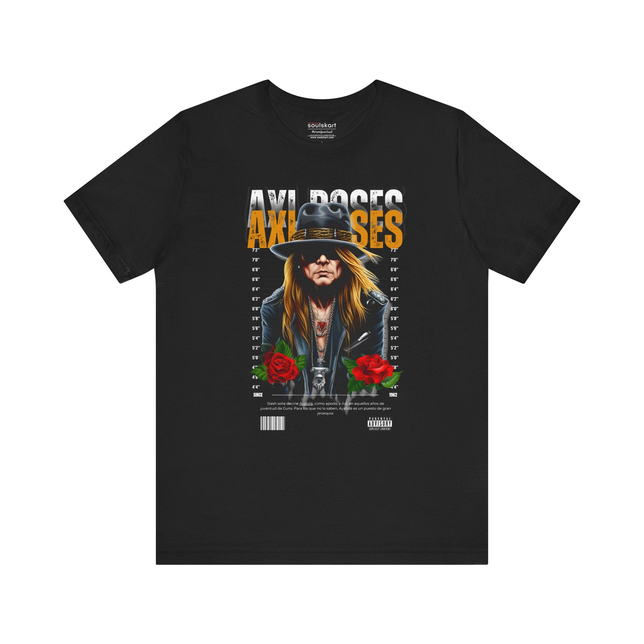 Axl Rose Vintage Rock Tee — front view