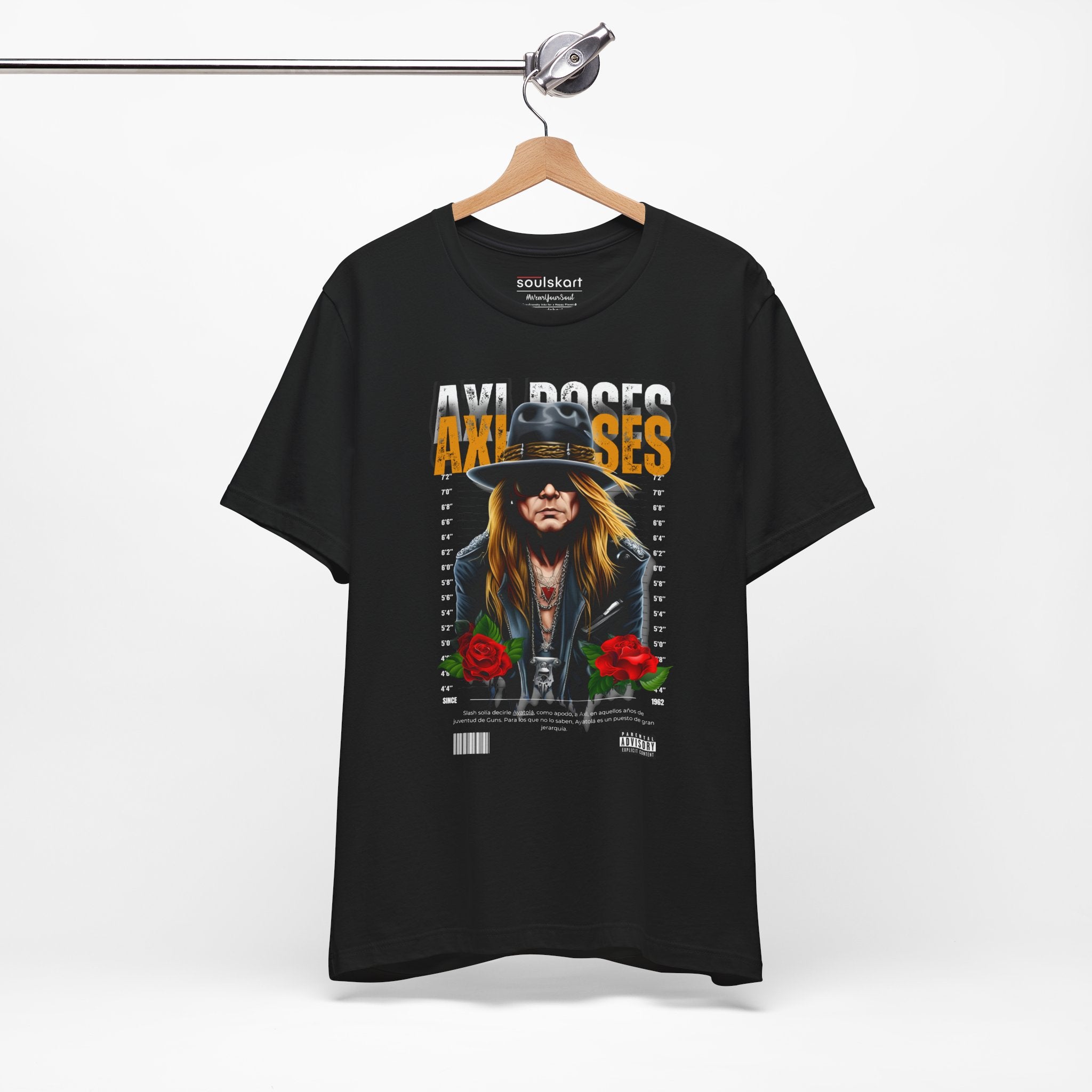Axl Rose Vintage Rock Tee — side view