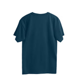 Chess print oversized tee back, unisex