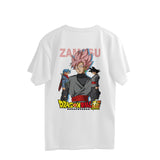 Zamasu's Oversized Tee: Where Dragonball Z Meets Street-Style Swagger! - Detail Shot
