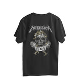 Rock the Block Metallica Oversized Streetwear Tee - Front View