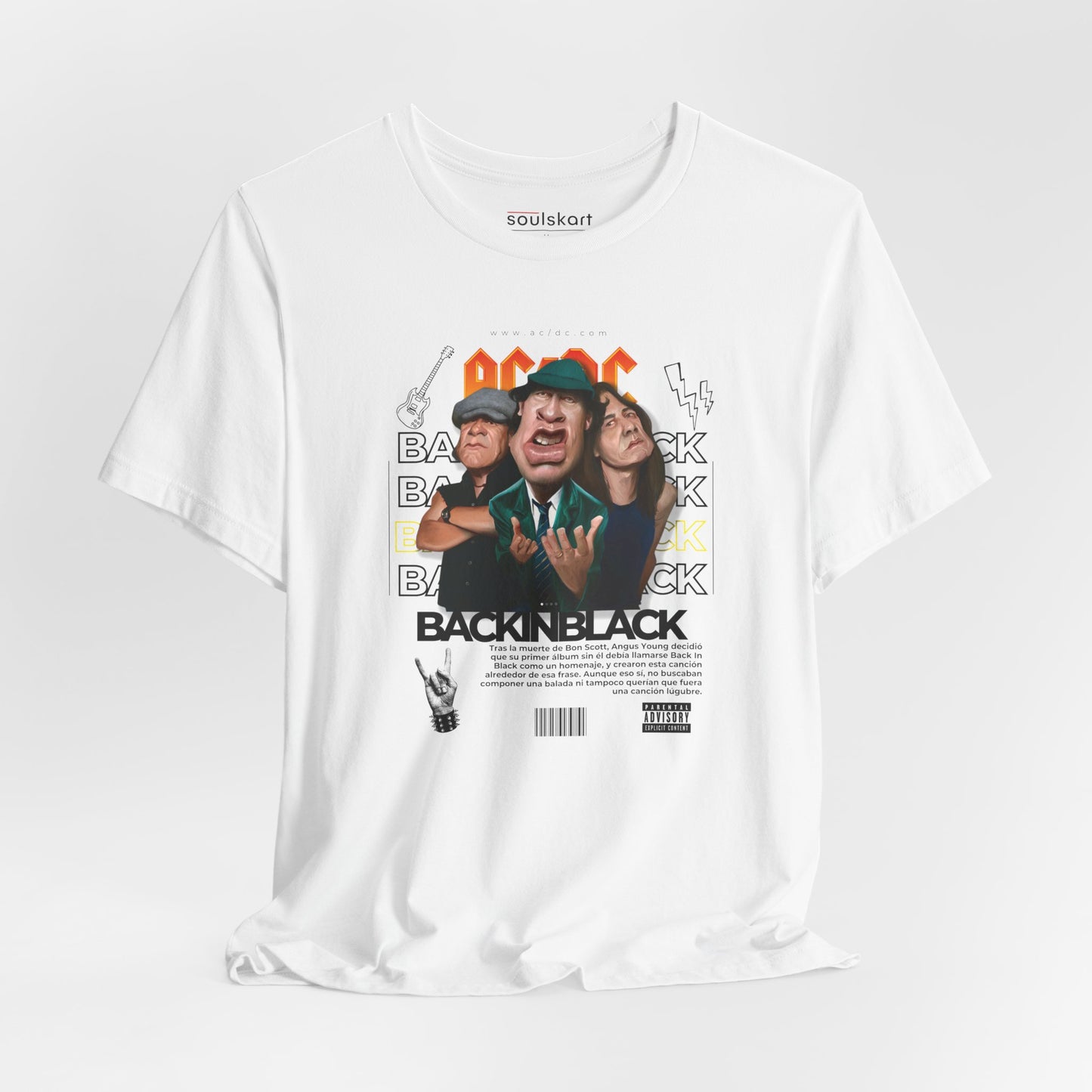 Back in Black ACDC Graphic T-Shirt — main product image