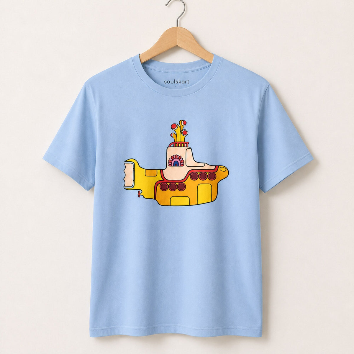 Beatles Yellow Submarine Tee - Classic Rock Vibes — on hanger