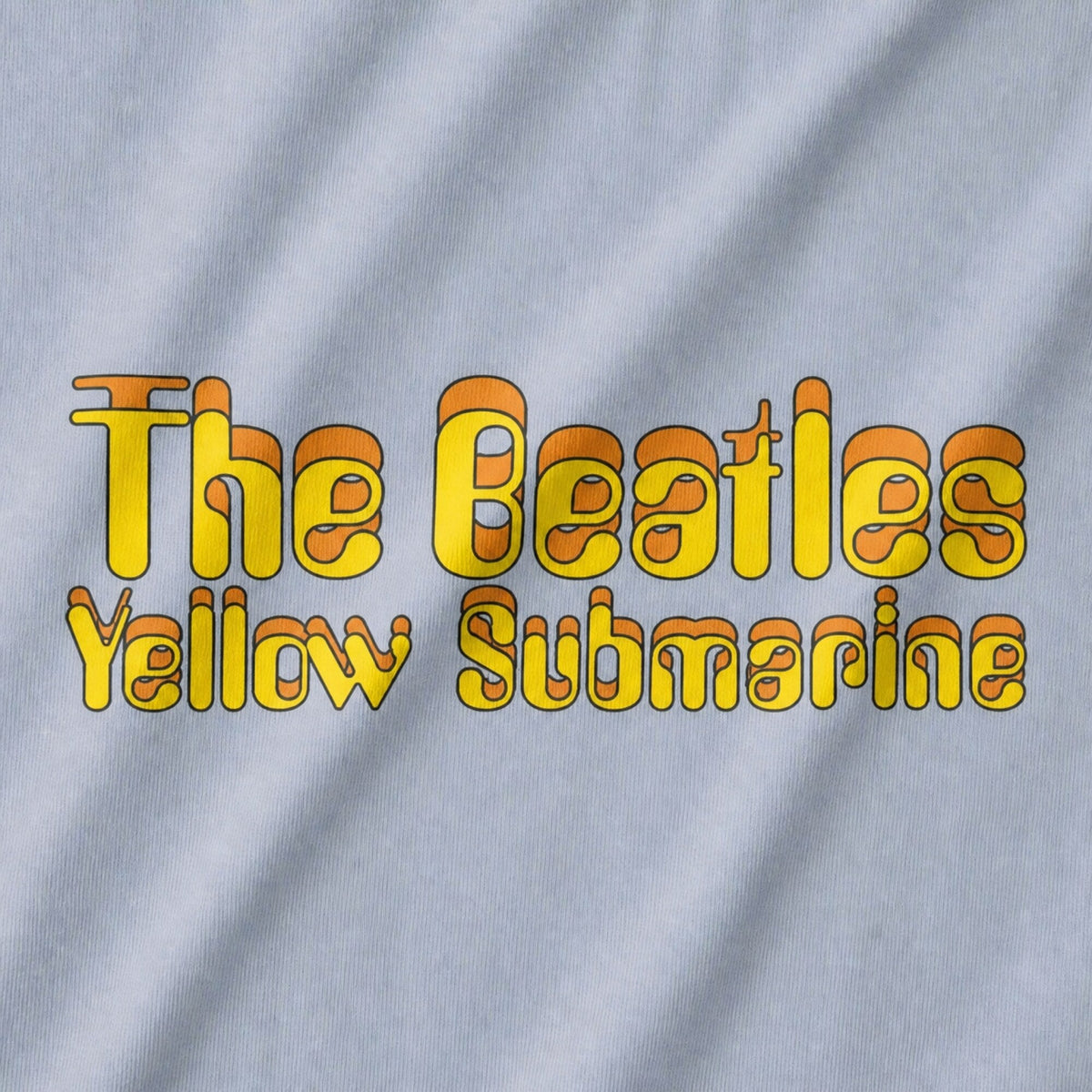 Beatles Yellow Submarine Tee - Iconic Music Vibes — print detail close-up
