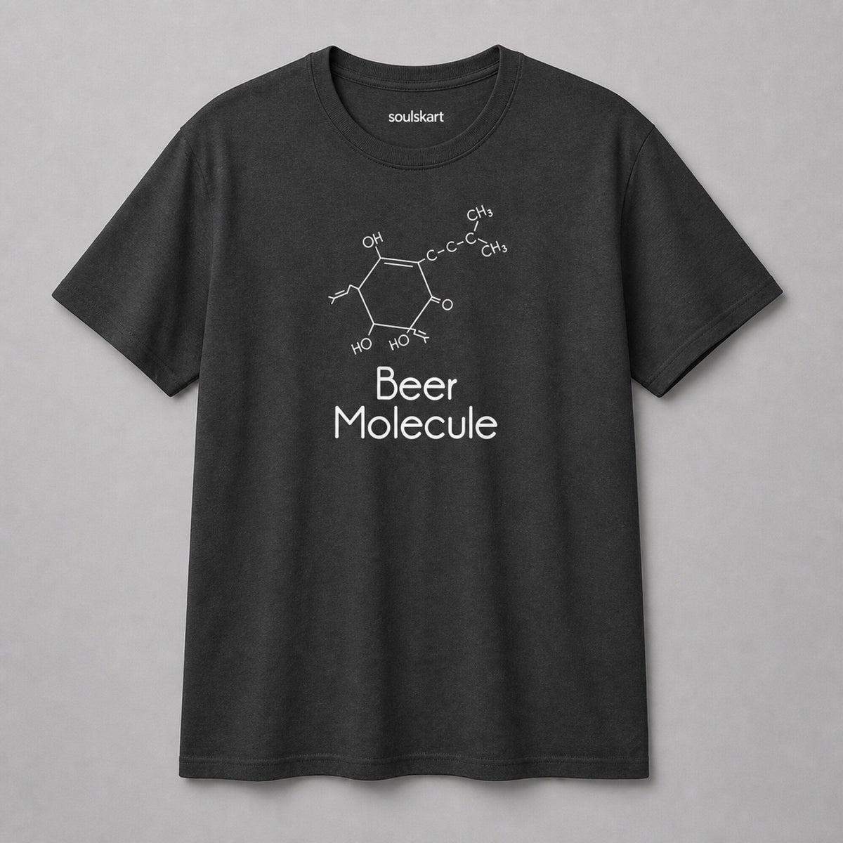 Beer Molecule Unisex T-Shirt — front view