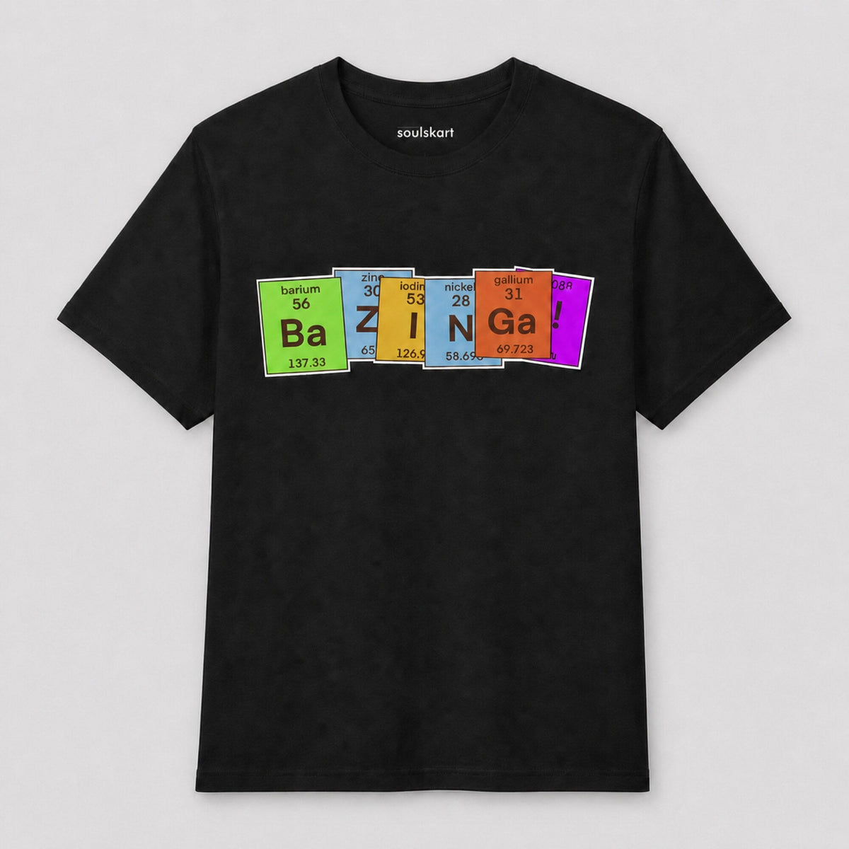 Big Bang Theory Bazinga! Graphic Tee — front view