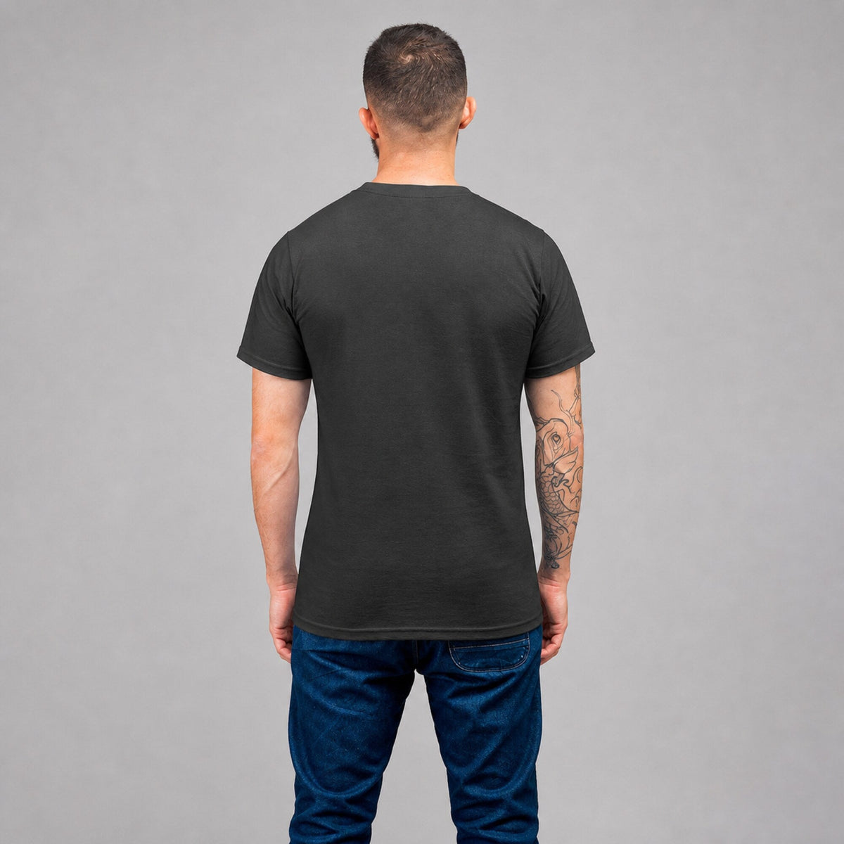 Big Bang Theory Bazinga! Unisex T-Shirt — worn on model, back