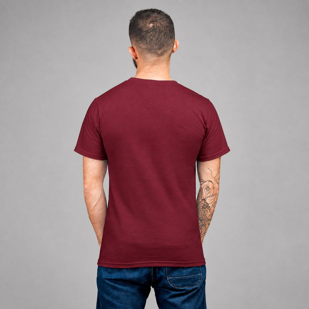 Big Bang Theory Soft Kitty Unisex T-Shirt — worn on model, back