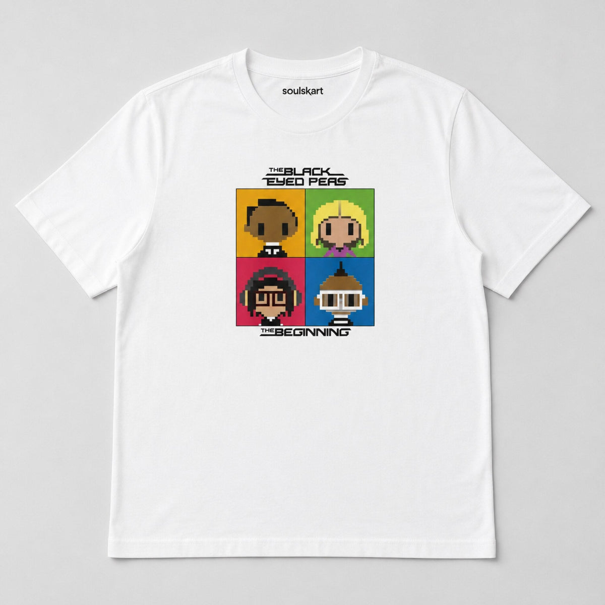 Black Eyed Peas Beat-Blast Unisex Tee — on hanger