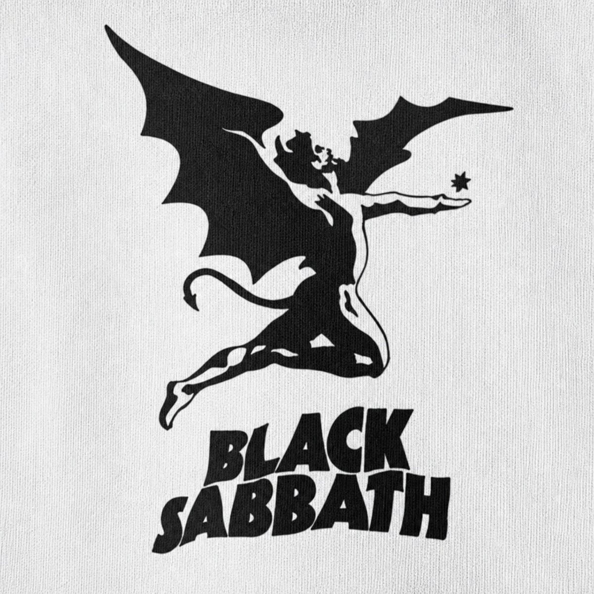 Black Sabbath Unisex Hoodie — print detail close-up