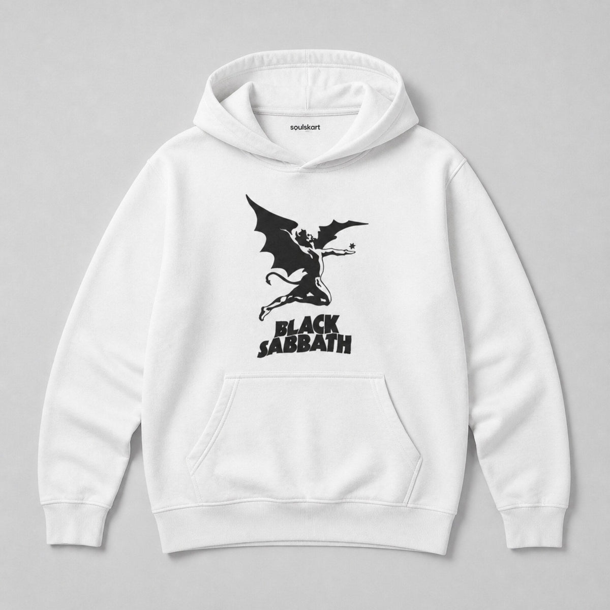 Black Sabbath Unisex Hoodie — on hanger