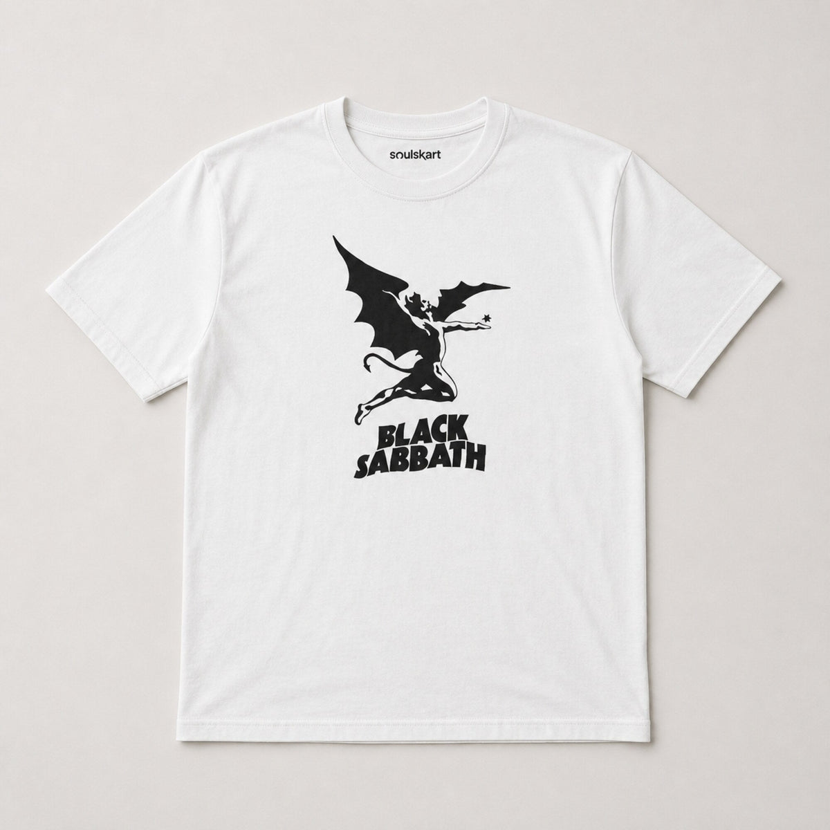 Black Sabbath Flying Demon Tee — on hanger