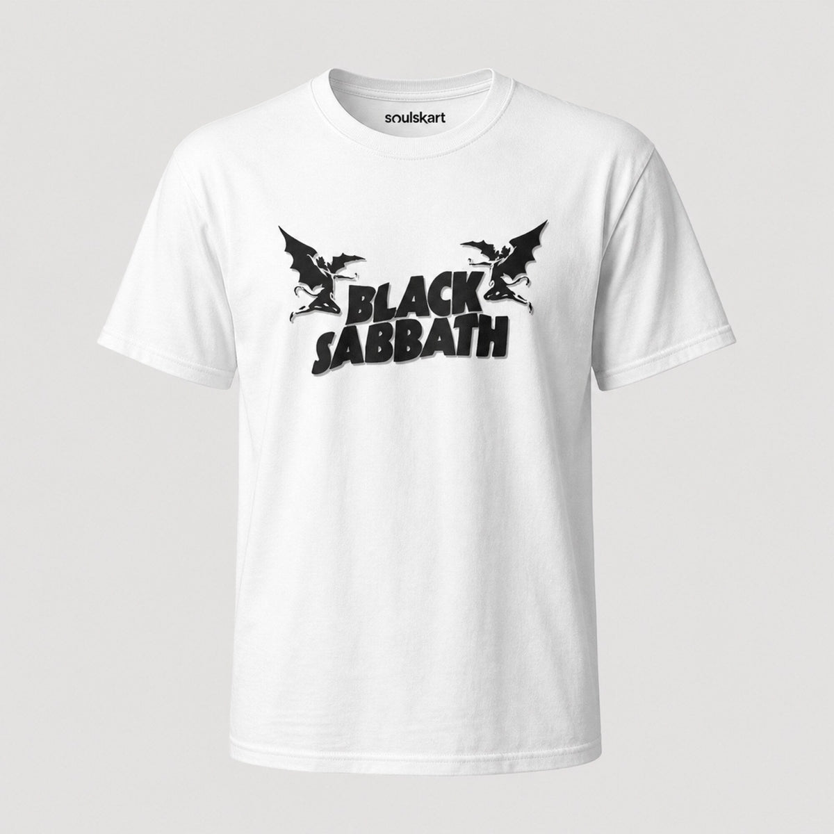 Black Sabbath Twin Demons Logo Tee — front view