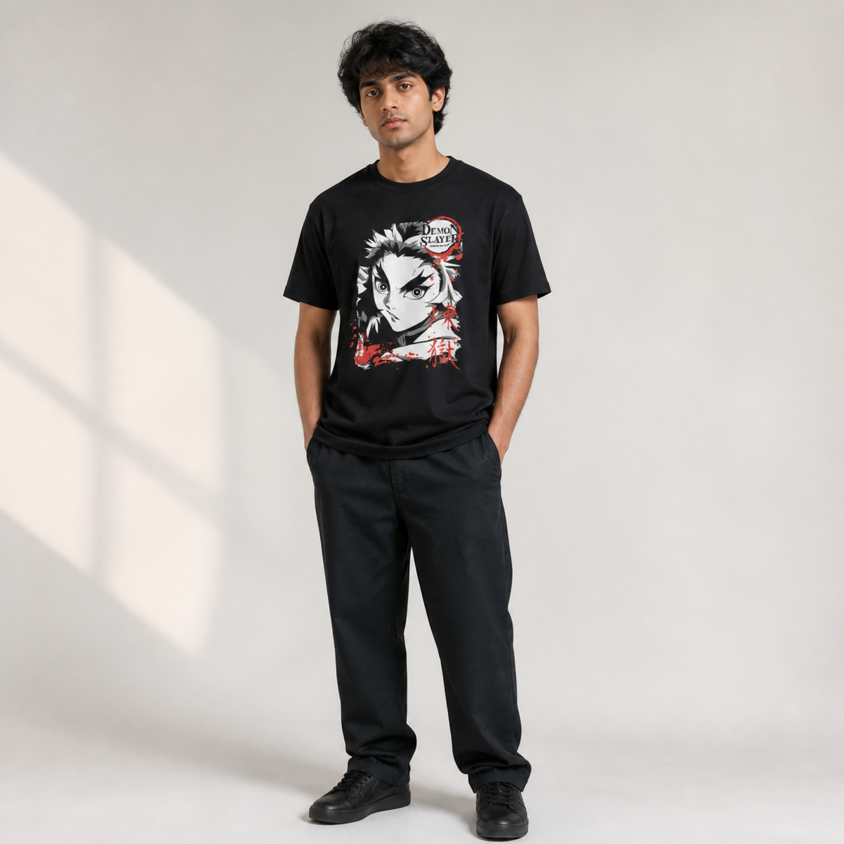 "Blaze of Glory" Kyojuro Rengoku Printed T-Shirt