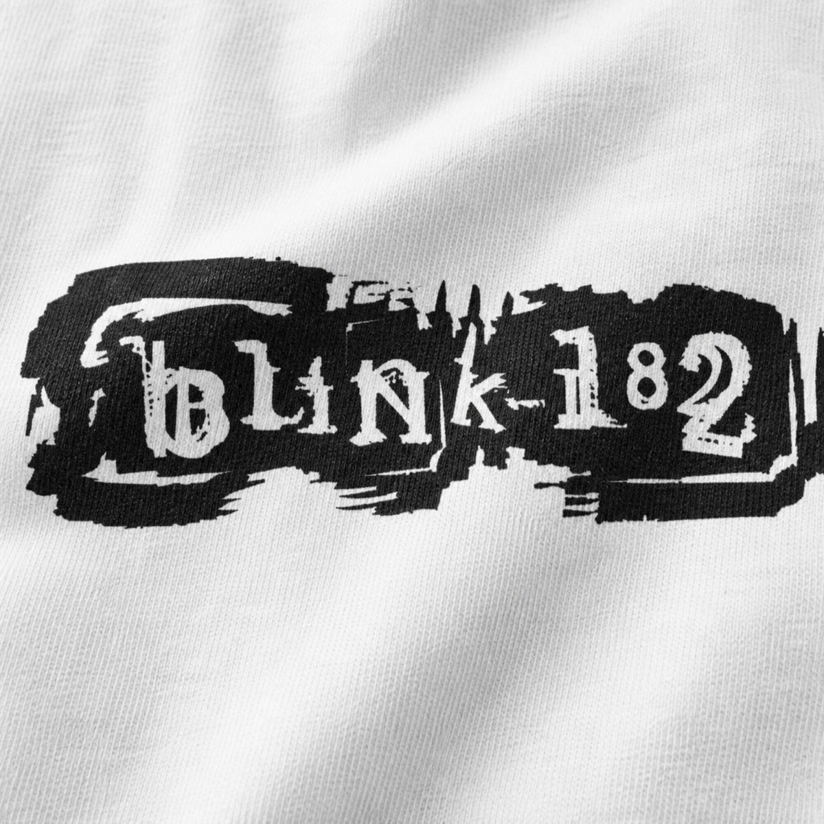 Blink-182 Band Inspired T-Shirt — print detail close-up