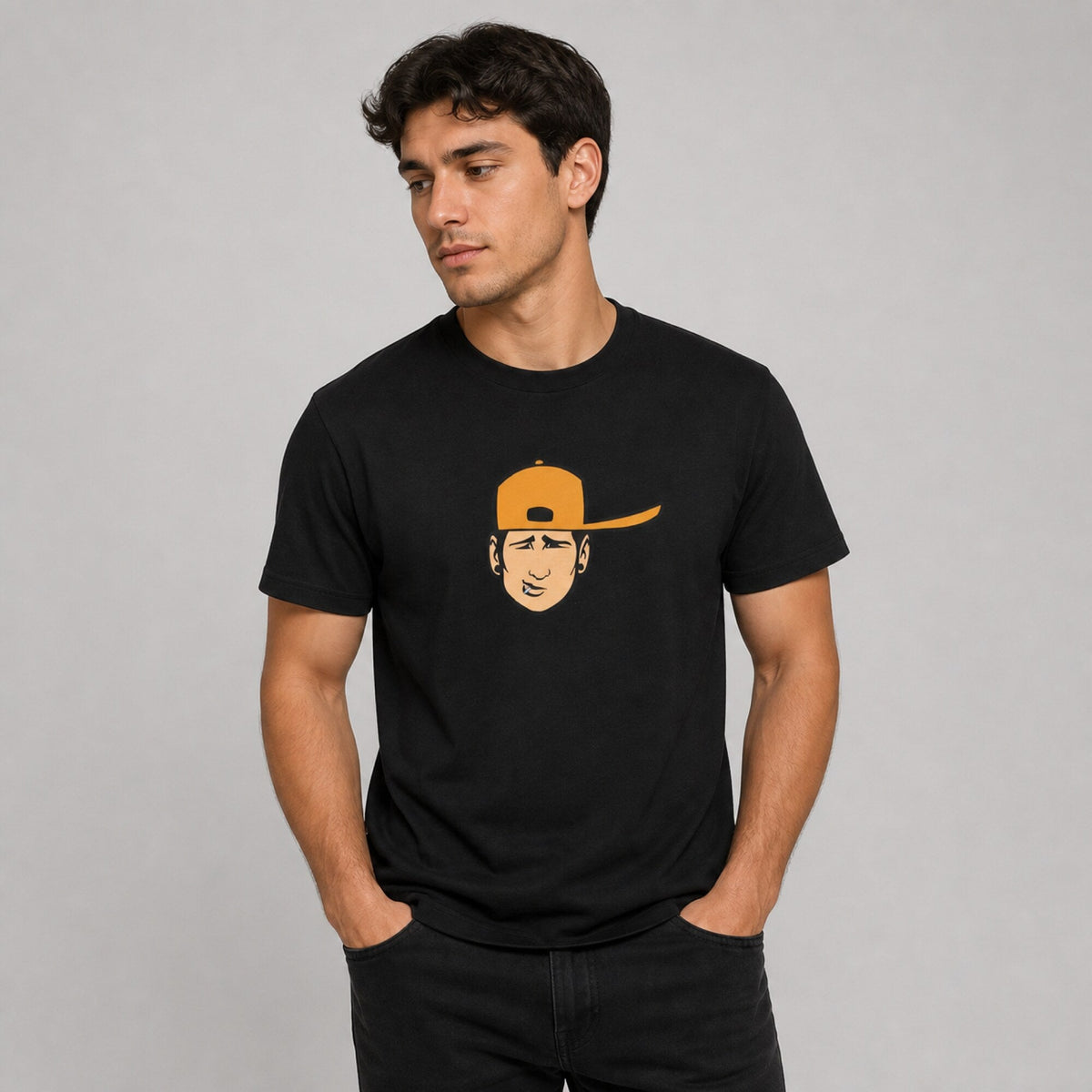 Blink-182 Fan Tee - Pop-Punk Lovers — worn on model, front