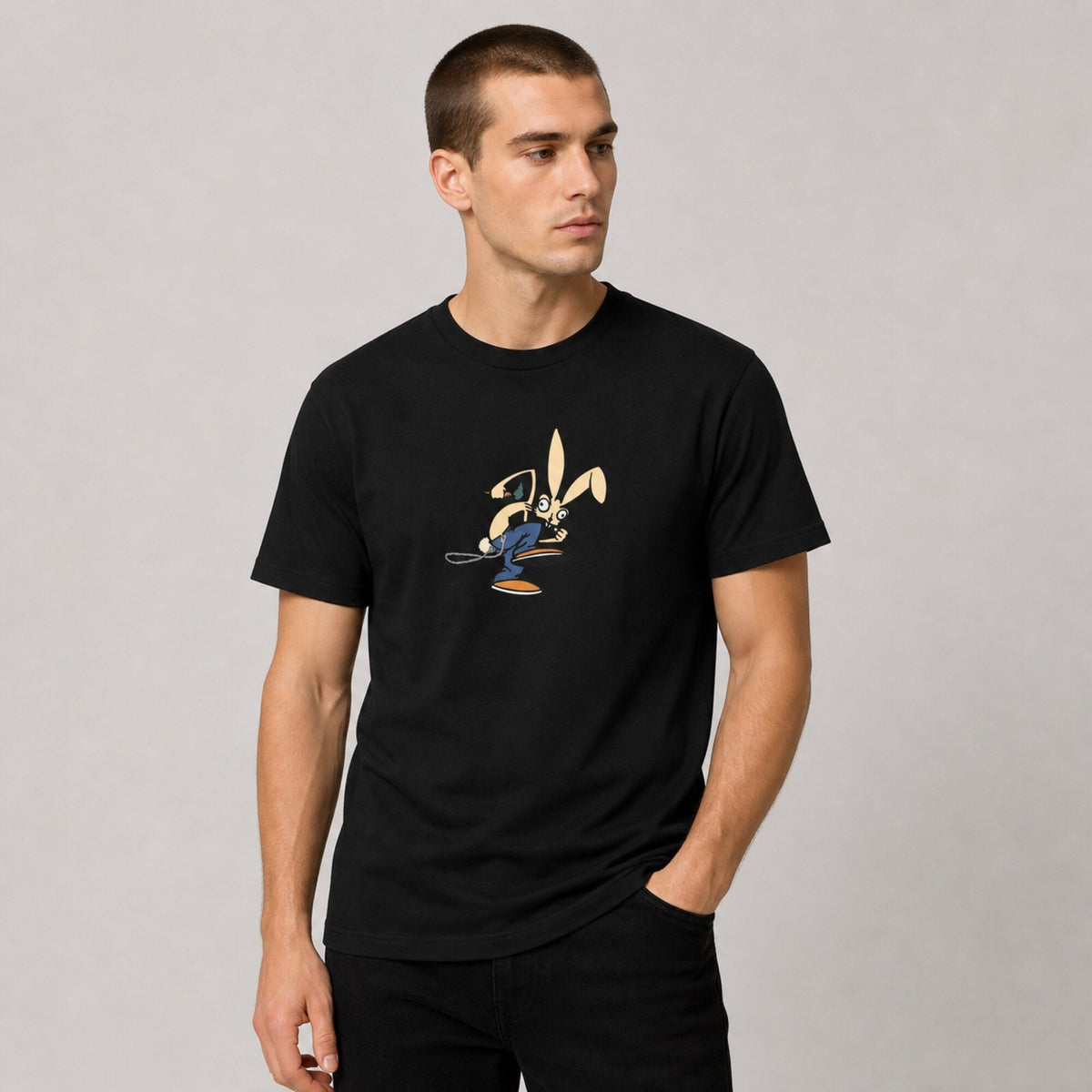 Blink-182 Inspired Tee - True Fans — worn on model, front