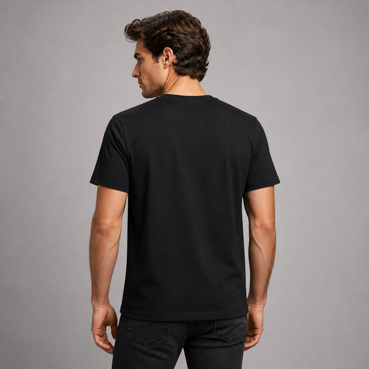 Blink-182 Inspired Tee - True Fans — worn on model, back