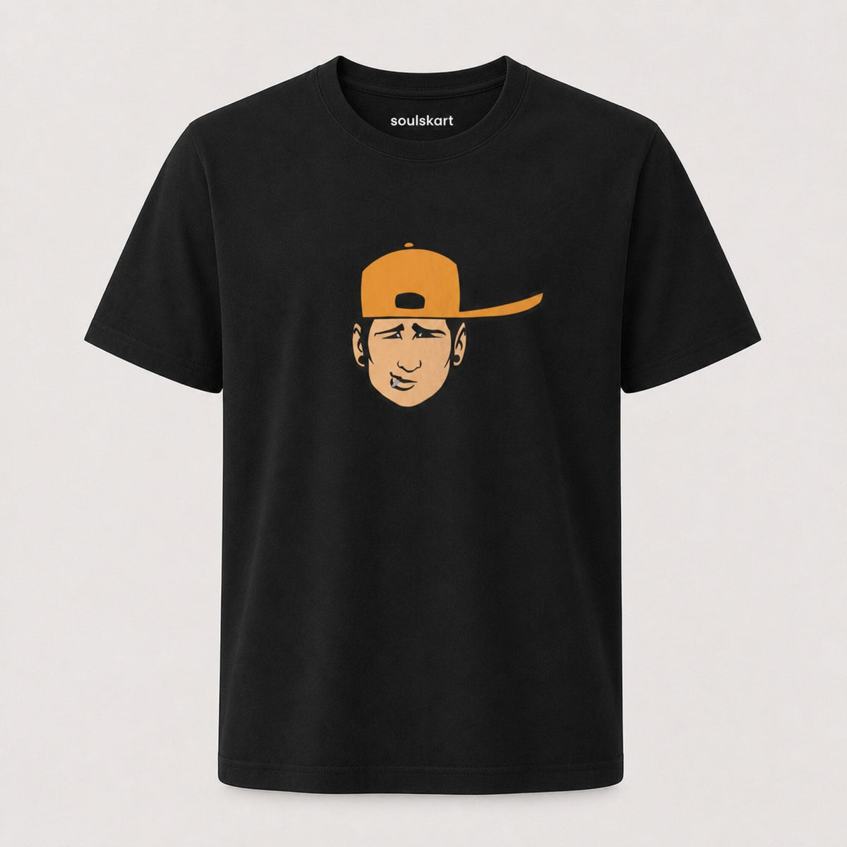 Blink-182 Backwards Cap Face Tee — front view