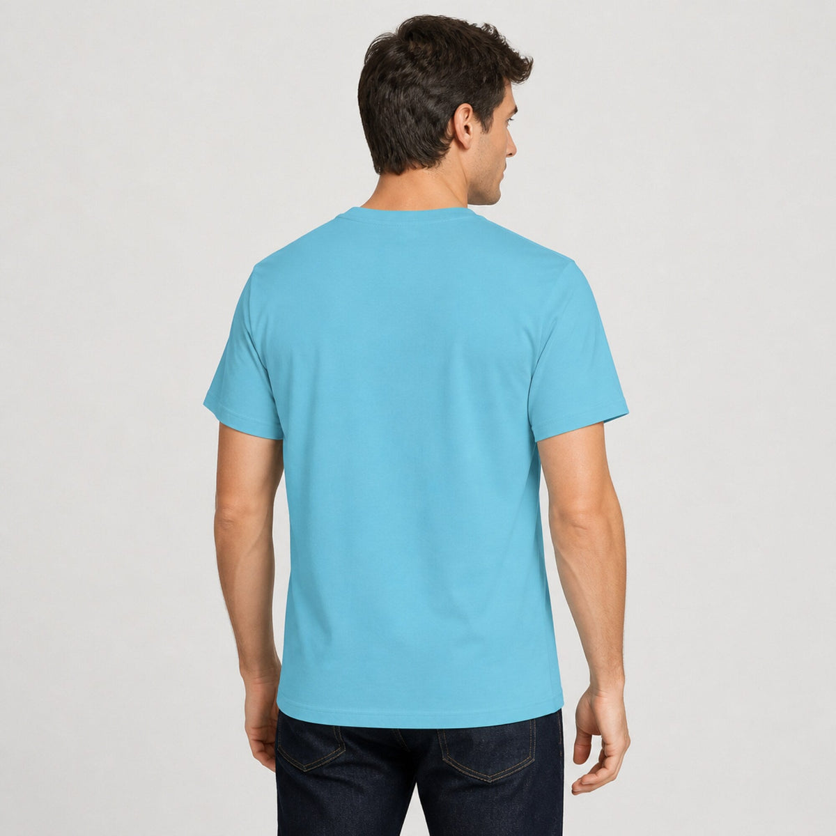 Blink-182 Inspired Unisex Tee - Classic Rock Vibes — worn on model, back