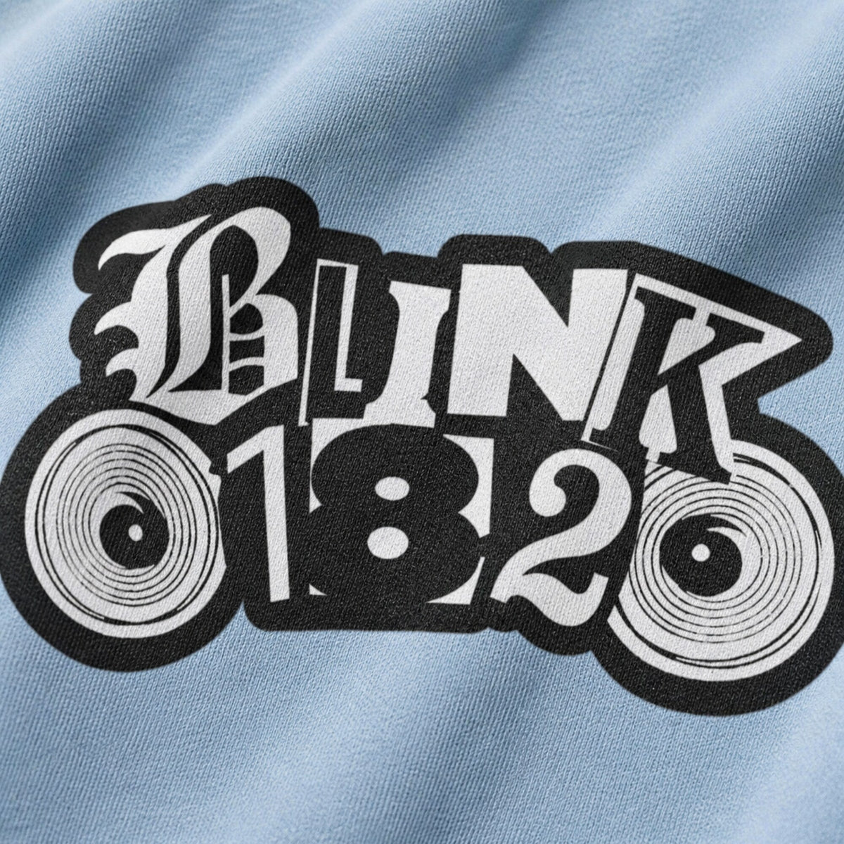 Blink 182 Unisex Premium Sweatshirt — print detail close-up