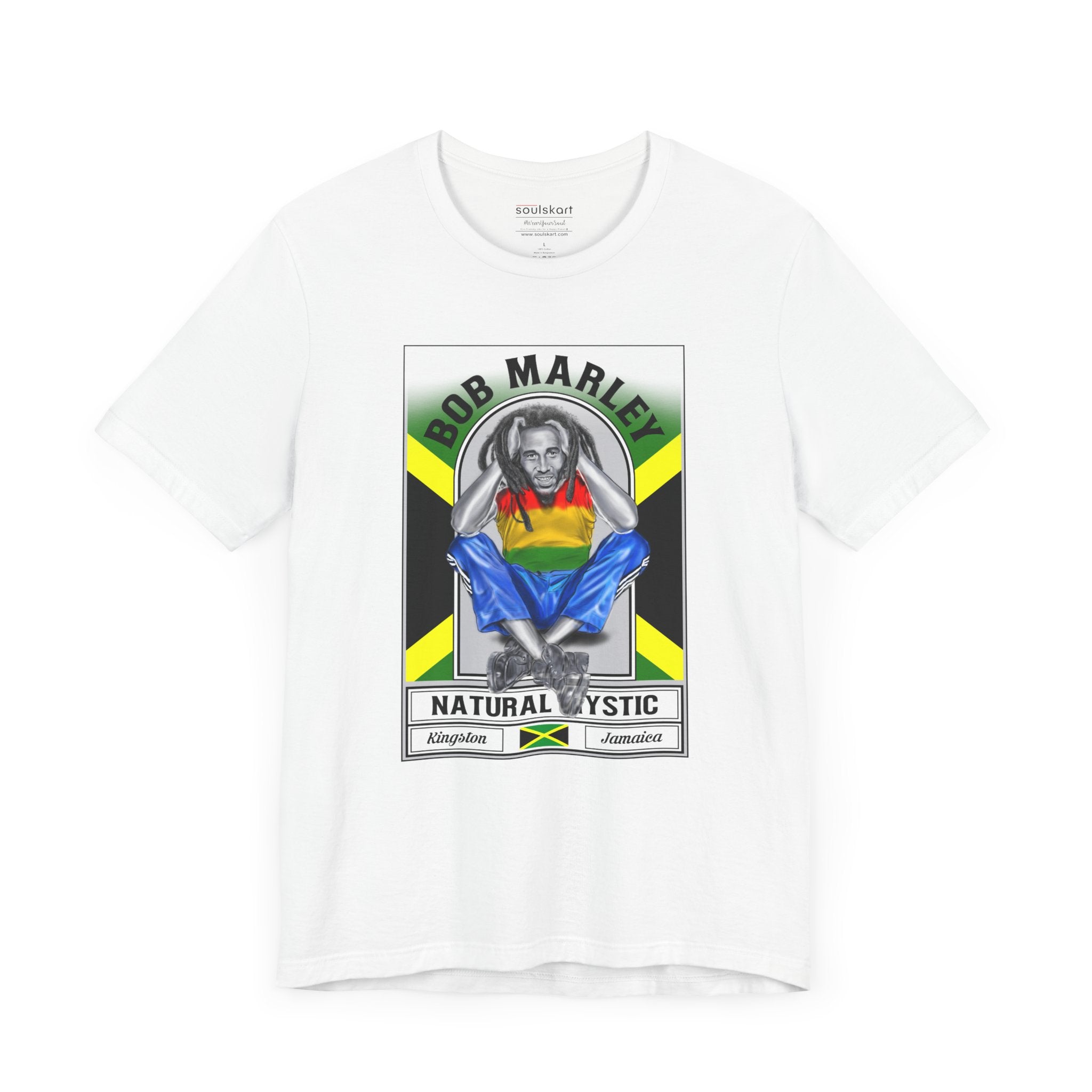 Bob Marley "Natural Mystic" Inspired Unisex Tee — side view