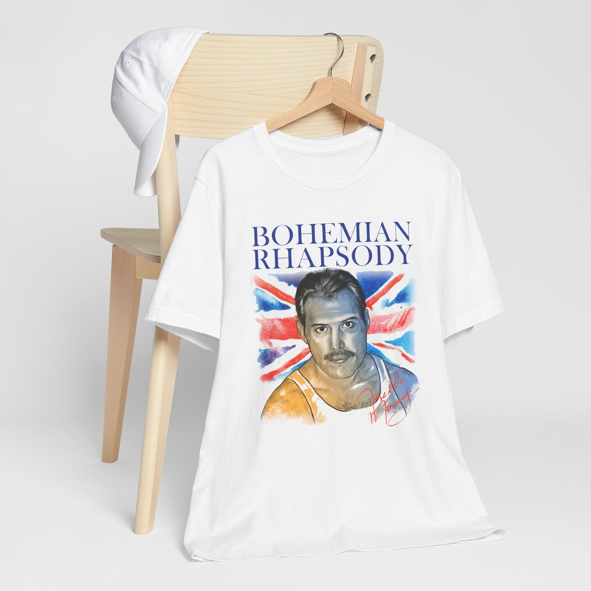 Bohemian Rhapsody Freddie Mercury Inspired Unisex Tee — product photo 6
