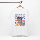 Bohemian Rhapsody Freddie Mercury Inspired Unisex Tee — worn on model