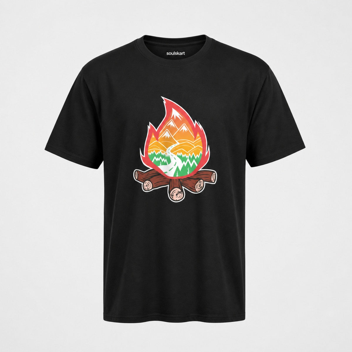 Bonfire Unisex T-Shirt — front view