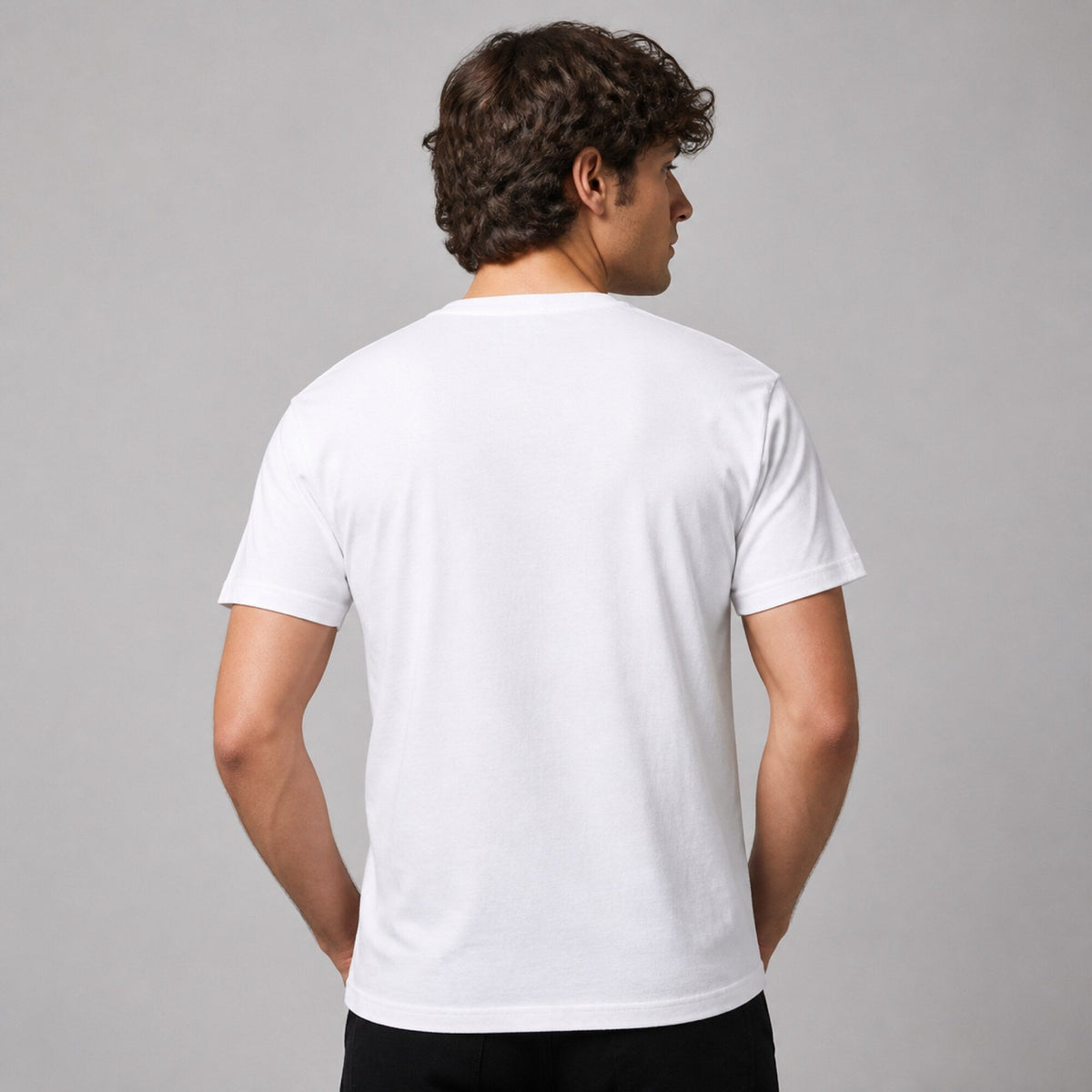 Breaking Bad Unisex T-Shirt — worn on model, back