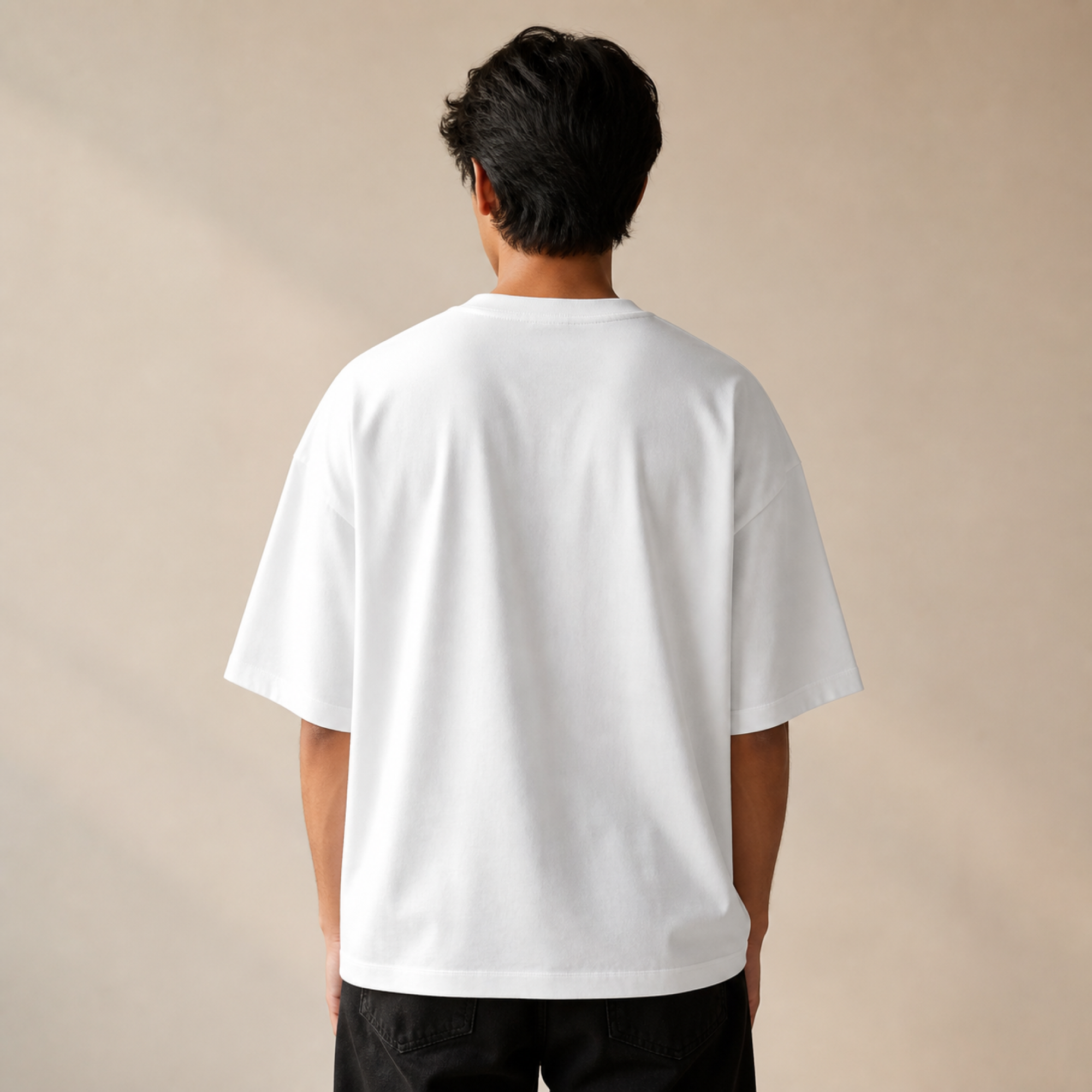 Brew Up Some Comfort: Oversized Coffee Machine Slouch Tee