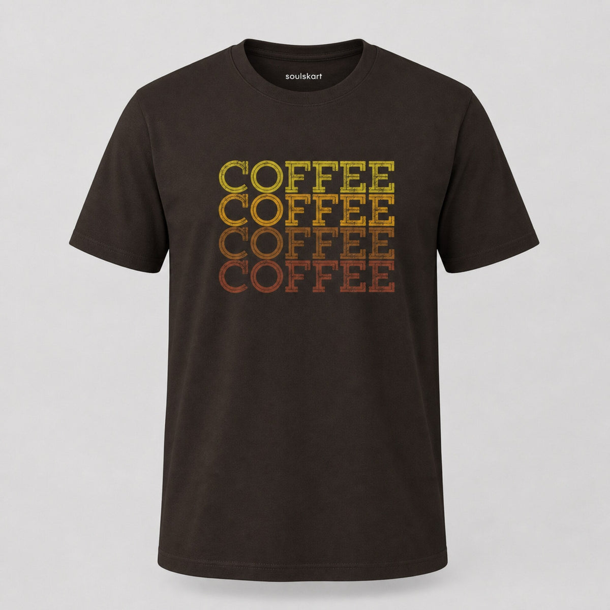 Brewed for Comfort Coffee T-Shirt — front view