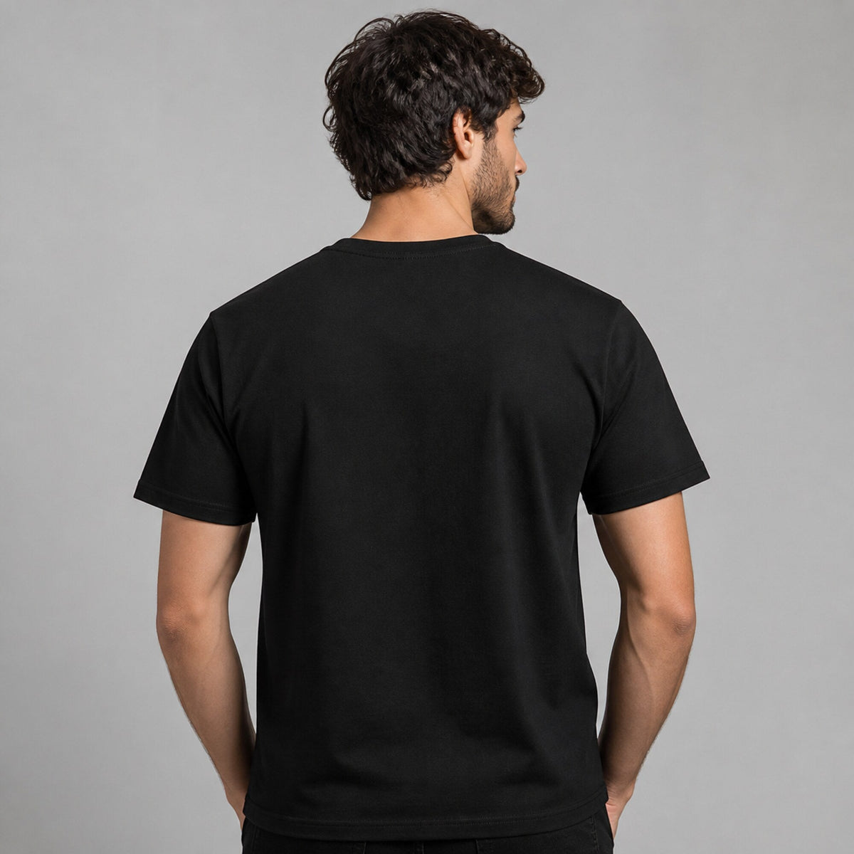 By the Time You Read This, You Could've Gotten Me a Beer T-Shirt — worn on model, back