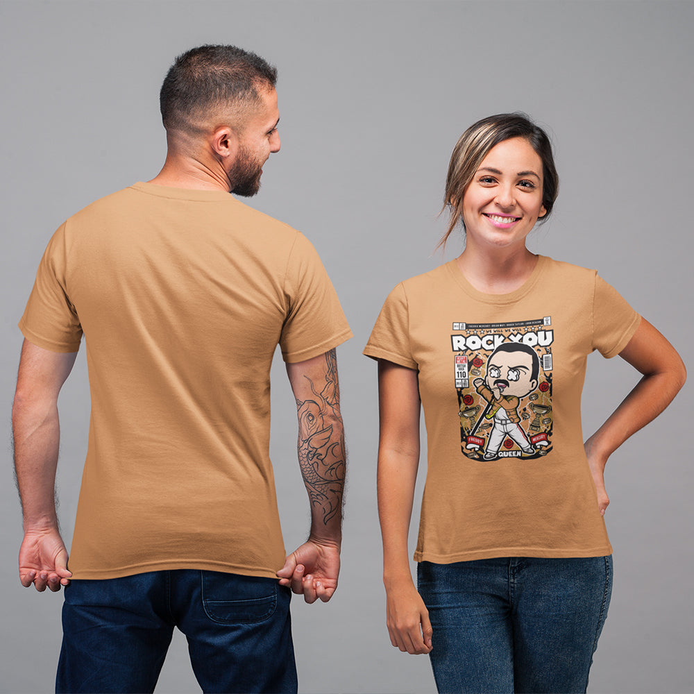 Queen We Will Rock You Pop Art Unisex T-Shirt — product photo 6