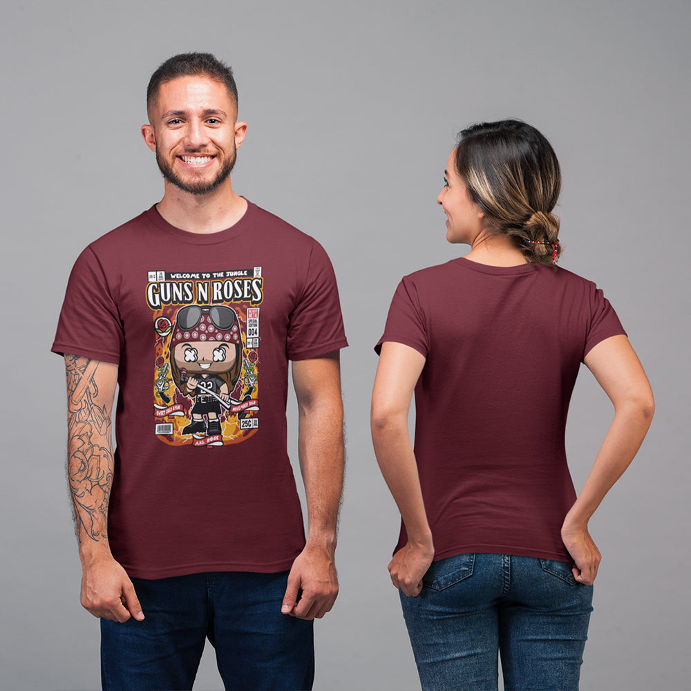 Guns N' Roses Axl Rose Pop Art Unisex T-Shirt - Soulskart
