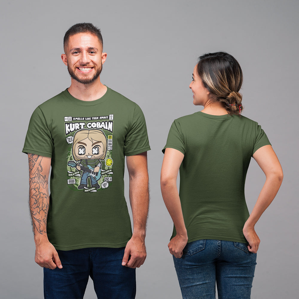 Nirvana Kurt Cobain Pop Art Unisex T-Shirt - Soulskart