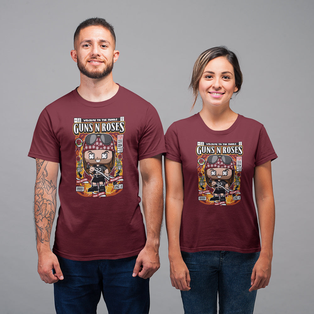 Guns N' Roses Axl Rose Pop Art Unisex T-Shirt - Soulskart