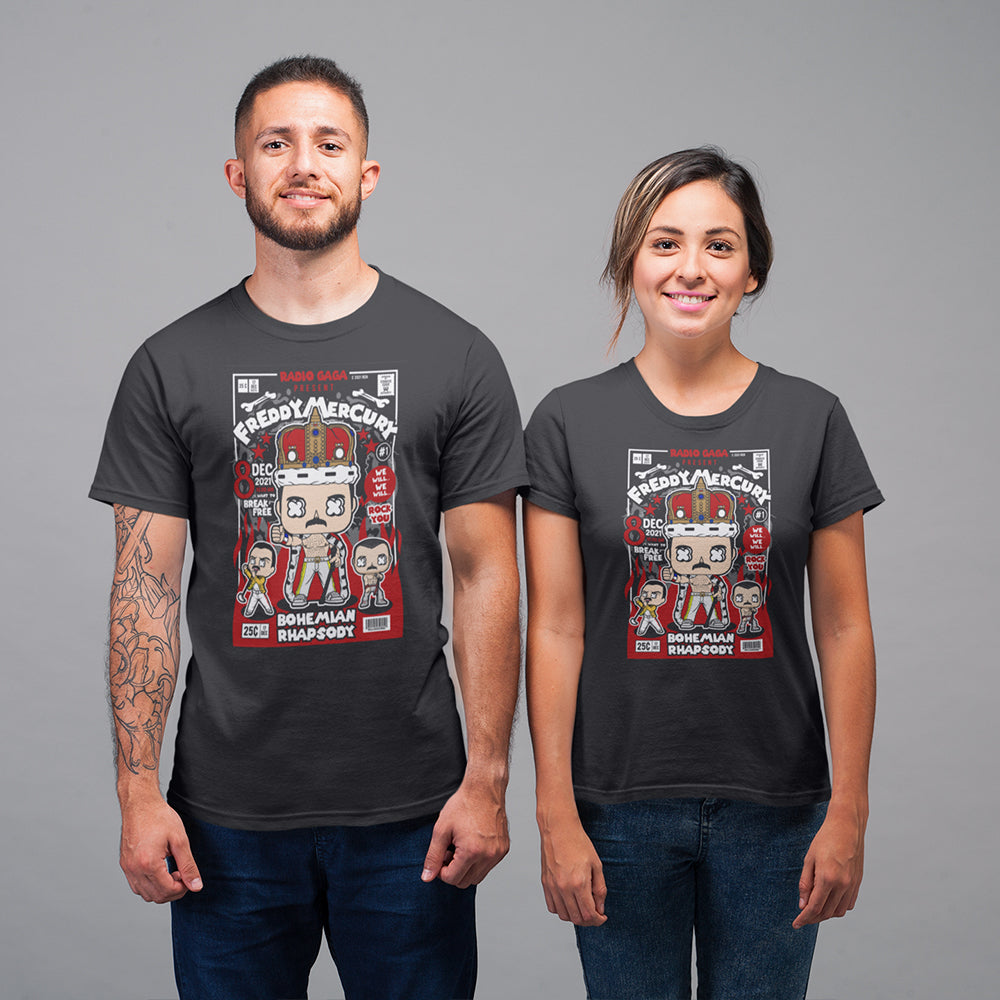Queen Bohemian Rhapsody Pop Art Unisex T-Shirt — product photo 4
