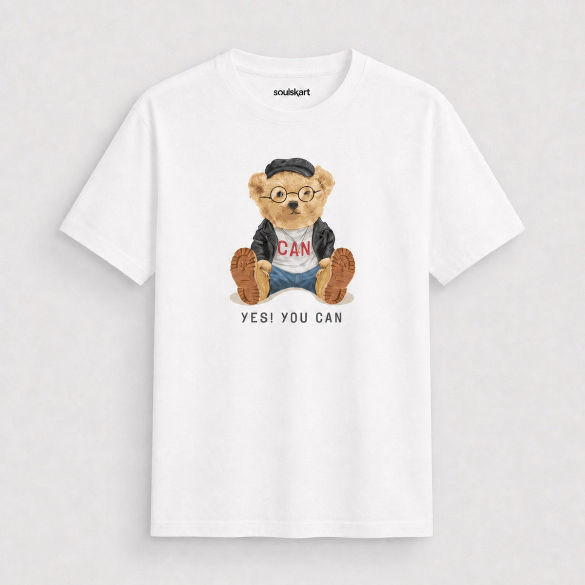 Can Attitude Unisex Streetwear Tee — front view