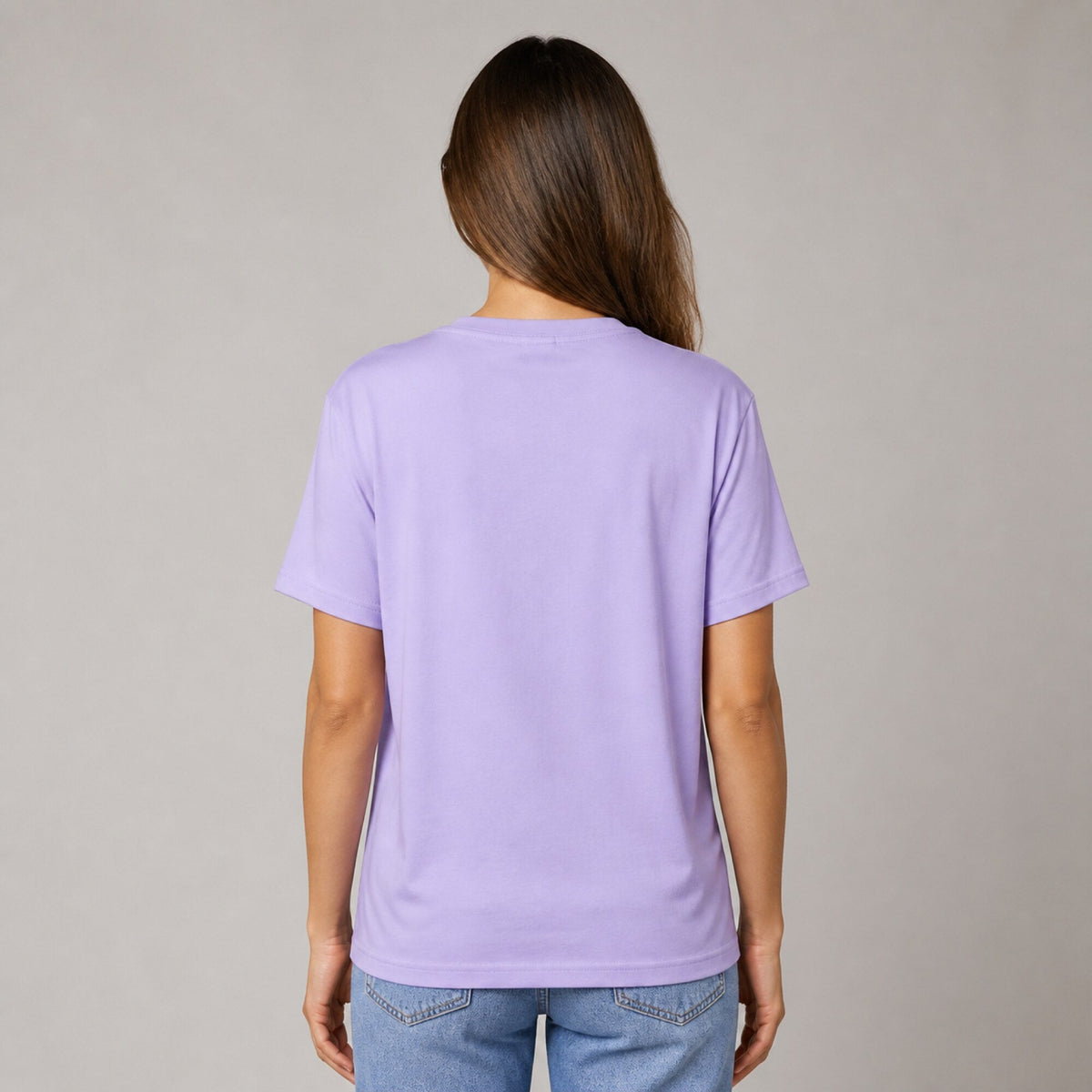 Central Perk Chic Unisex Friends Fan T-Shirt — worn on model, back