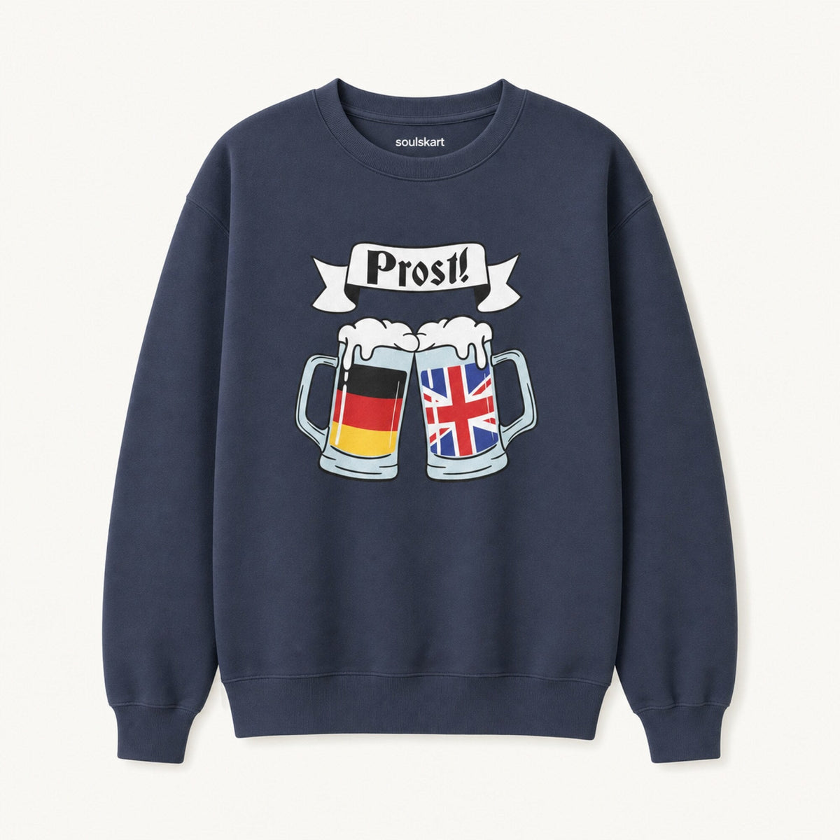 Cheers! Beers Unisex Premium Sweatshirt — front view