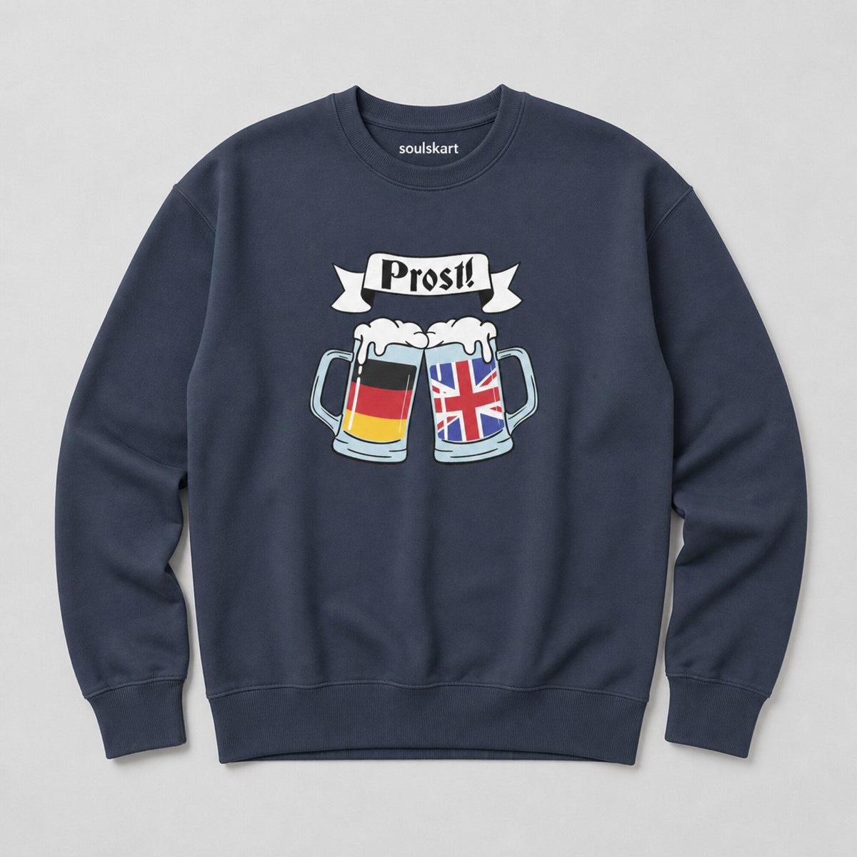Cheers! Beers Unisex Premium Sweatshirt — on hanger