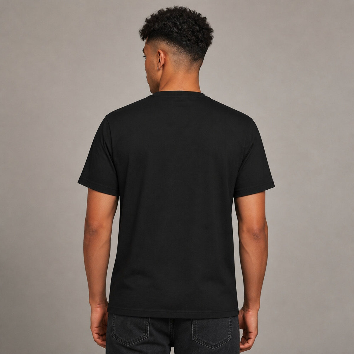 Cobra Kai Unisex T-Shirt — worn on model, back