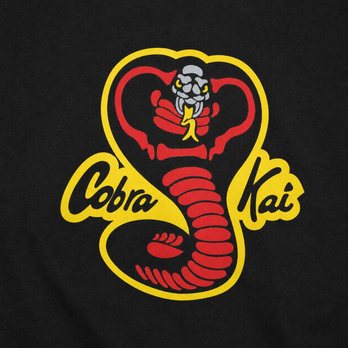 Cobra Kai Unisex T-Shirt — print detail close-up