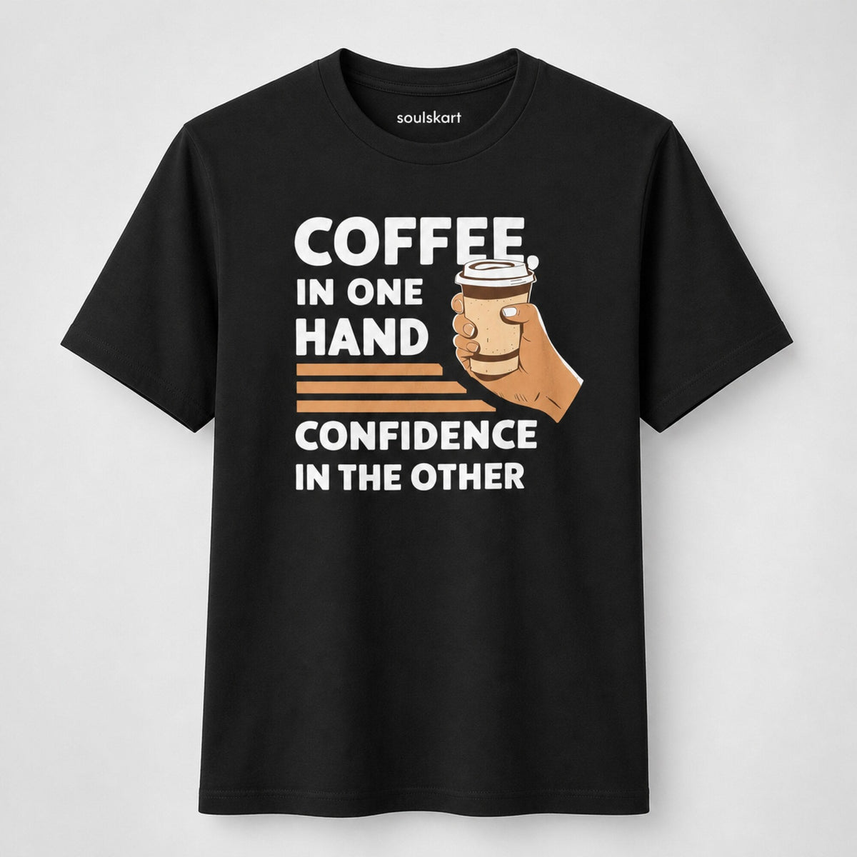 Coffee Confidence Tee — front view