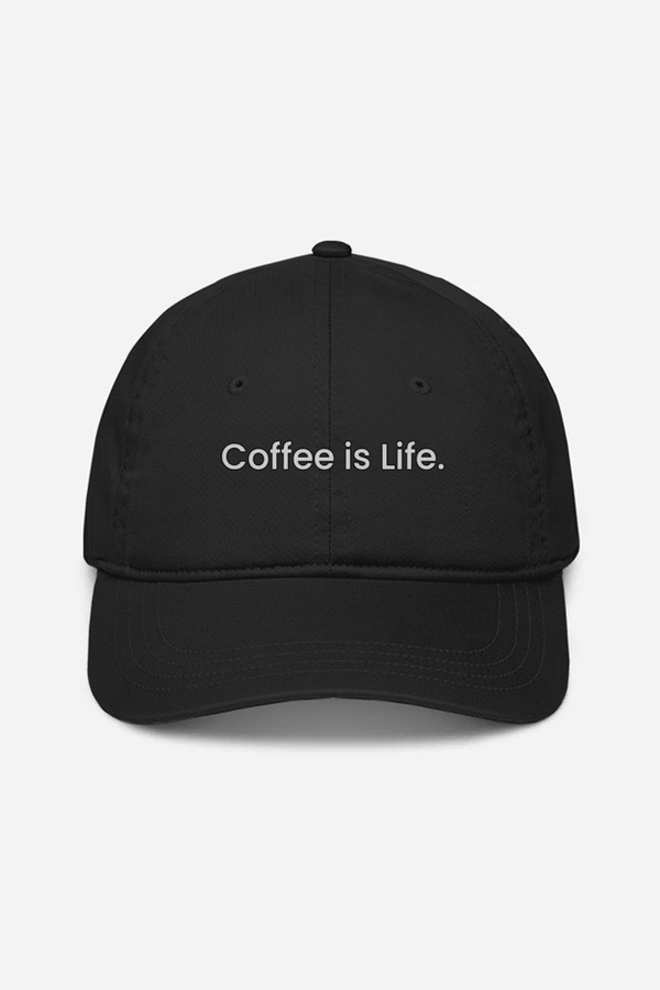 Coffee is Life Embroidered Cap — main product image