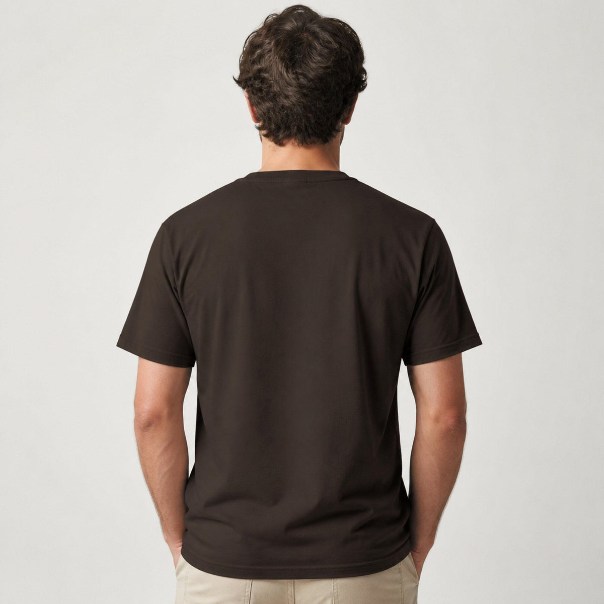 Coffee: Just Brew It Tee — worn on model, back