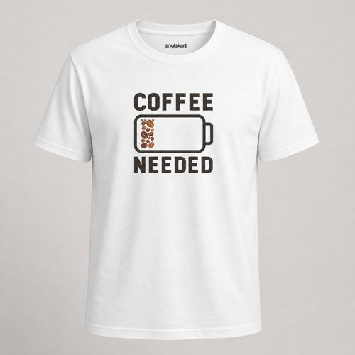 Coffee Needed Unisex Tee — front view